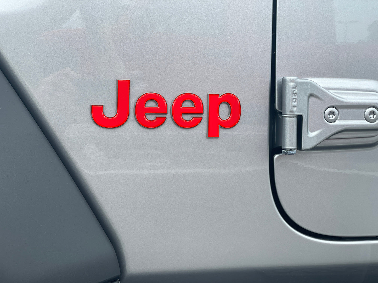 Jeep Wrangler JL Letter Overlays (Driver & Passenger Side) 2018–2025