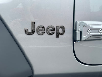 Jeep Wrangler JL Letter Overlays (Driver & Passenger Side) 2018–2025