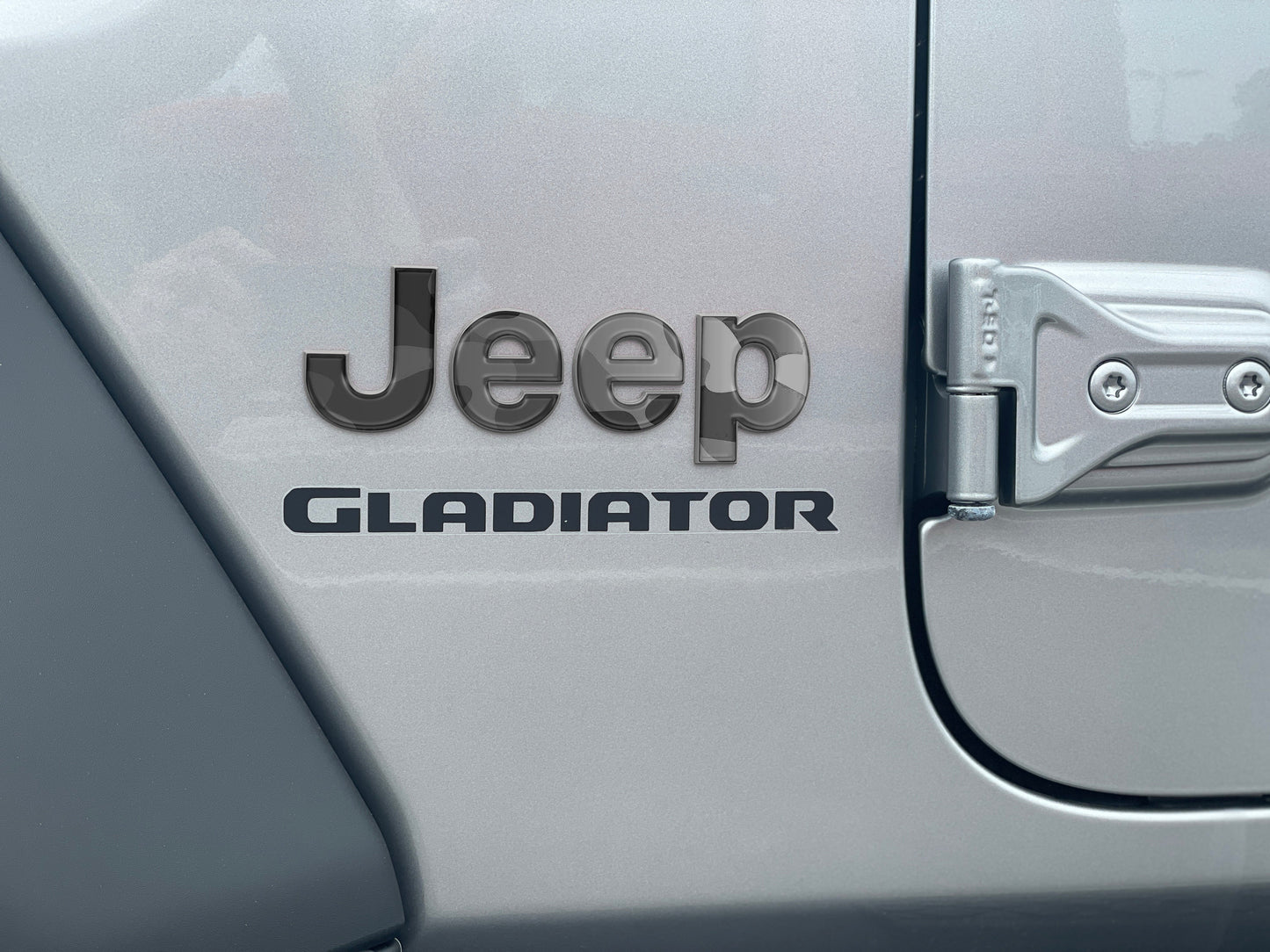 Driver & Passenger Side Emblem Overlays Fits 2019-2026 Jeep Gladiator