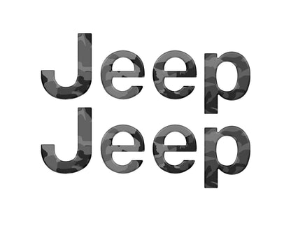 Driver & Passenger Side Emblem Overlays Fits 2019-2026 Jeep Gladiator
