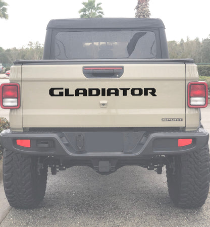Tailgate Letter Replacement Overlays Fits 2020-2026 Jeep Gladiator