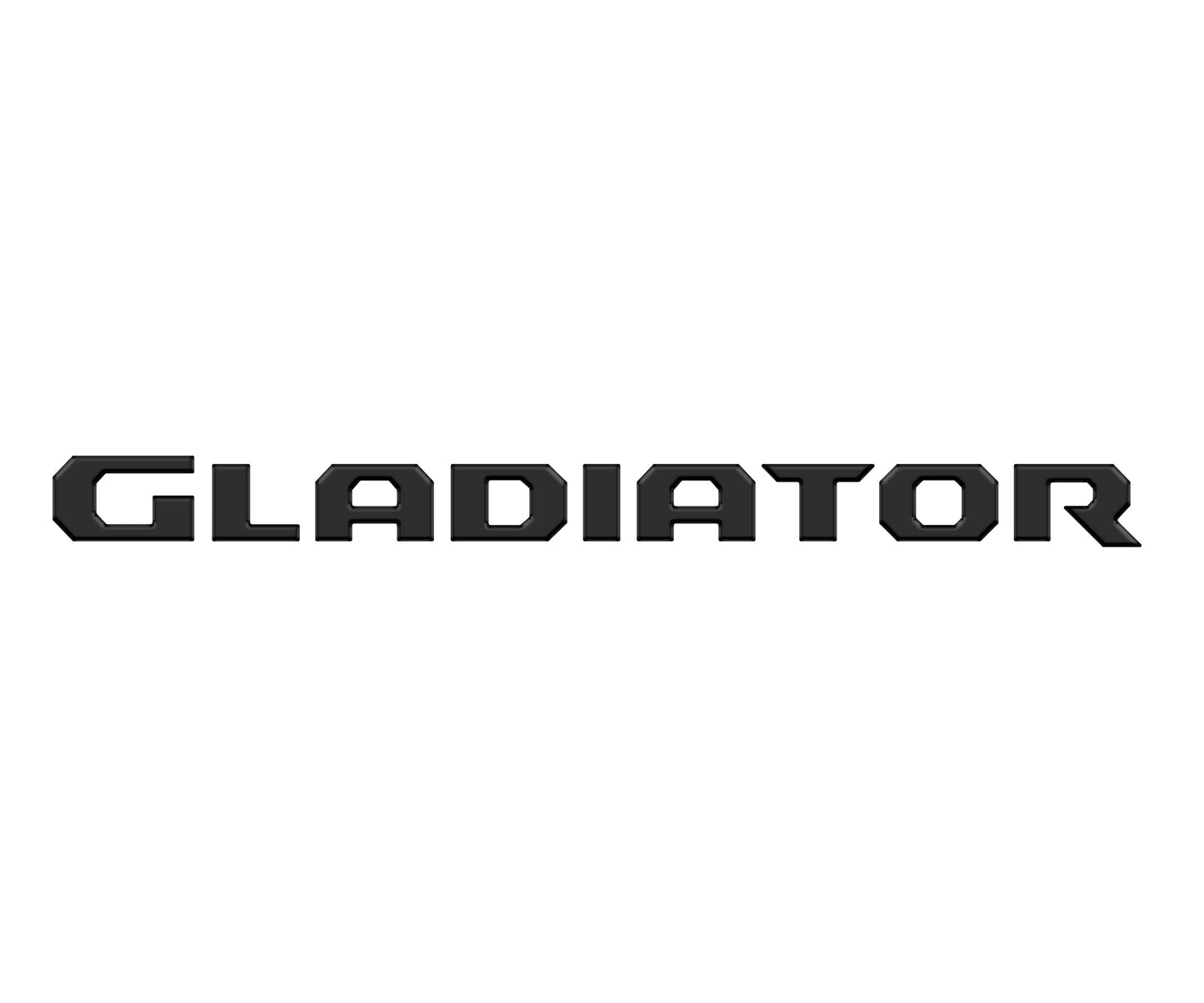 Raised Lettering Decal Fits 2020-2026 Jeep Gladiator