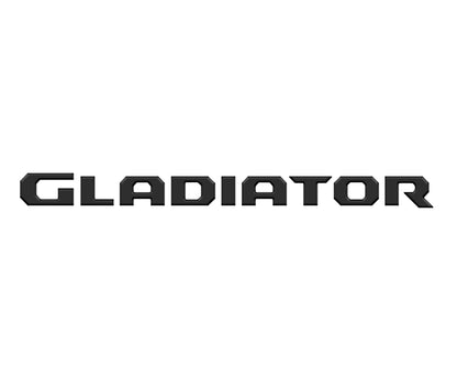 Raised Lettering Decal Fits 2020-2026 Jeep Gladiator