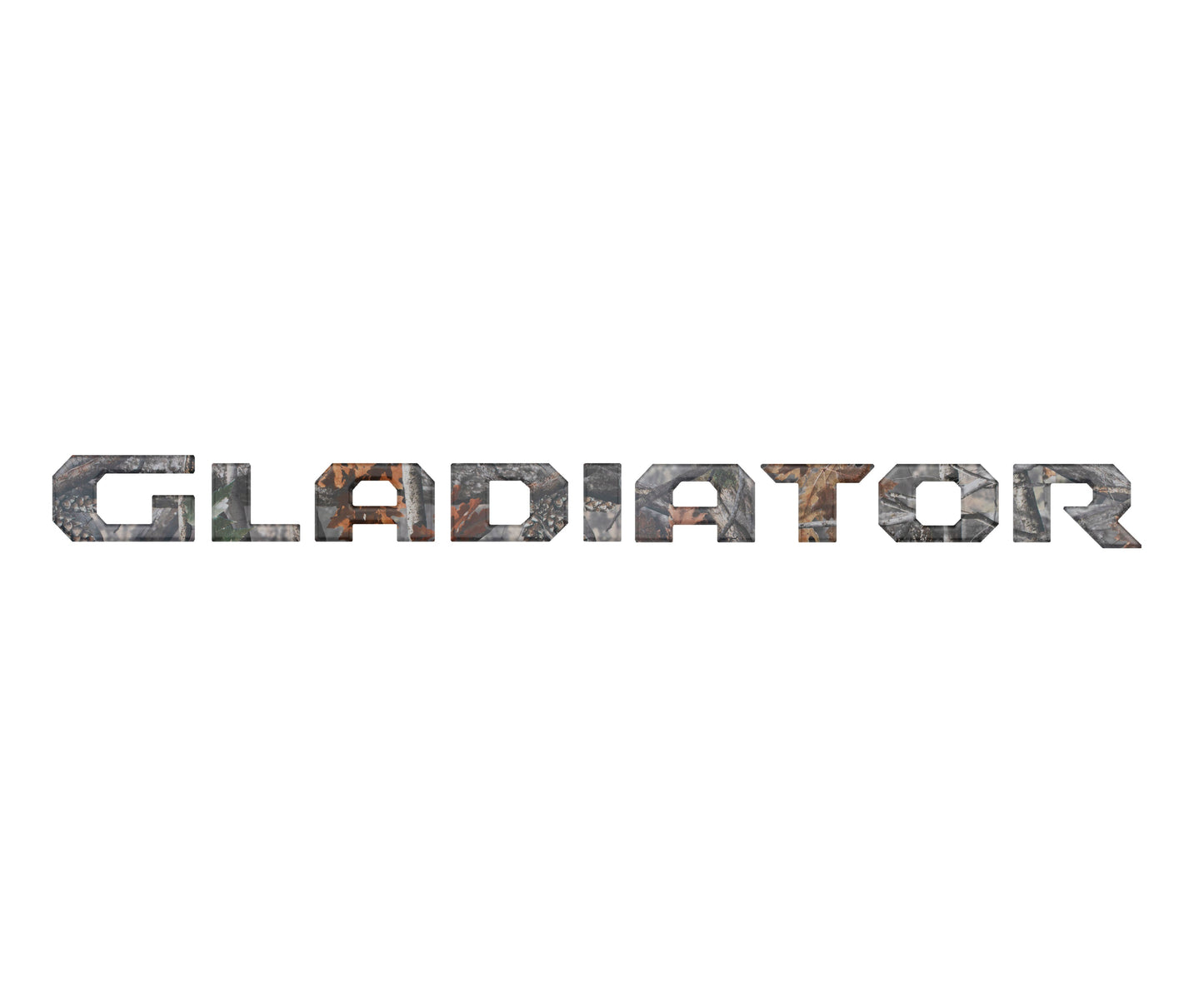 Raised Lettering Decal Fits 2020-2026 Jeep Gladiator