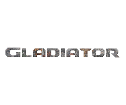 Raised Lettering Decal Fits 2020-2026 Jeep Gladiator