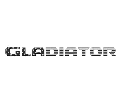 Raised Lettering Decal Fits 2020-2026 Jeep Gladiator