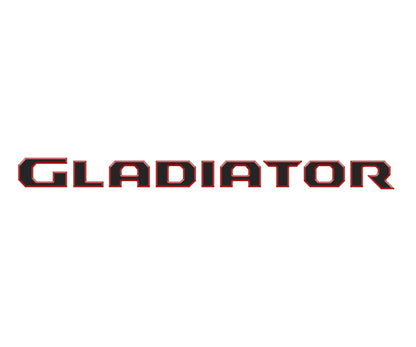 Raised Lettering Decal Fits 2020-2026 Jeep Gladiator