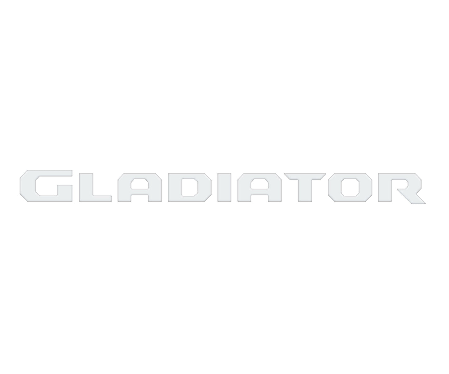Raised Lettering Decal Fits 2020-2026 Jeep Gladiator