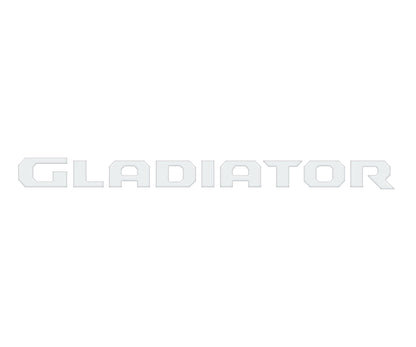 Raised Lettering Decal Fits 2020-2026 Jeep Gladiator