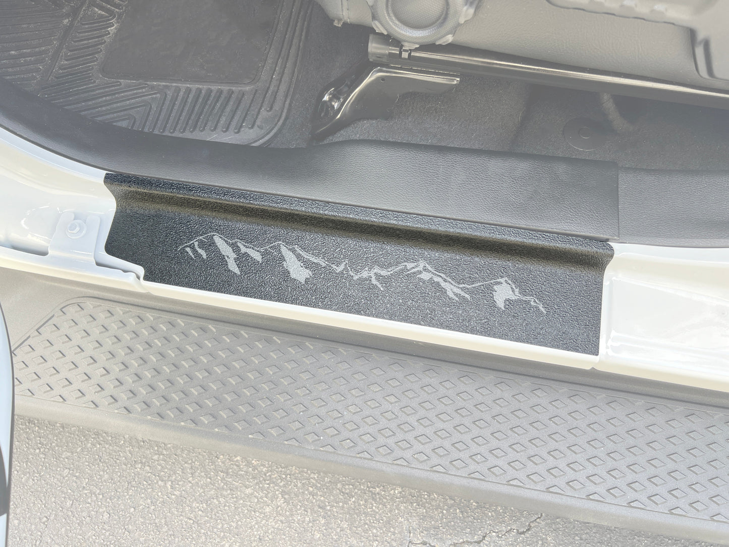 Textured Door Sill Overlays – Fits 2019–2025 Jeep Wrangler