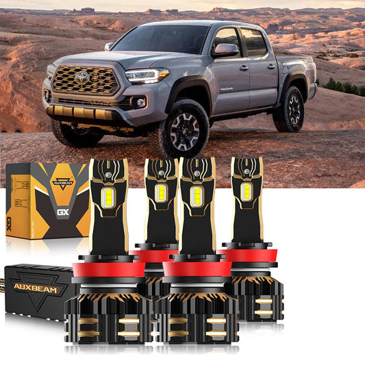 H11 LED Headlight Bulb Bundle for 2016–2020 Toyota Tacoma – High/Low Beam Upgrade