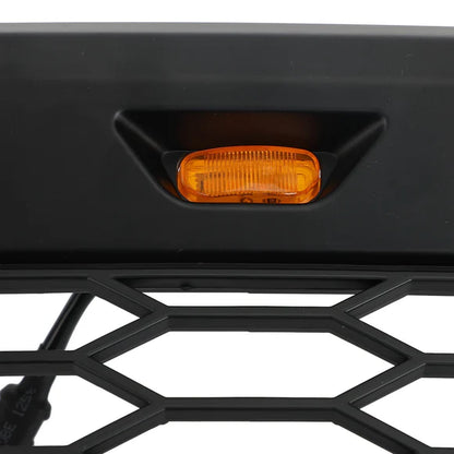 Ford F-150 2015–2017 Raptor Style Black Front Grille with LED Lights & Letters
