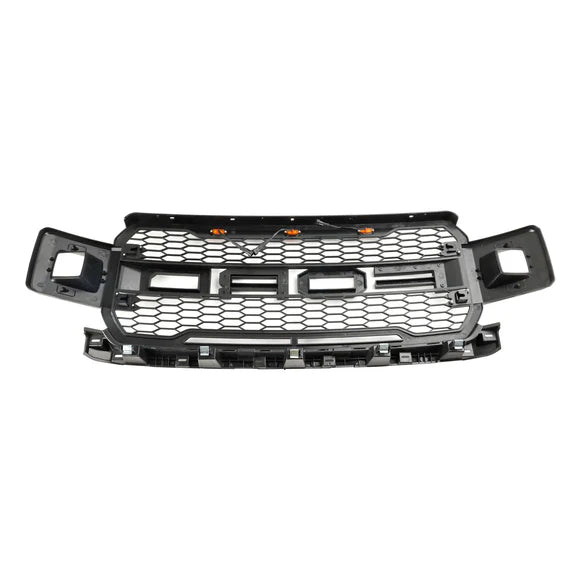 Ford F-150 2018–2020 Raptor Style Black Front Grille with LED Lights