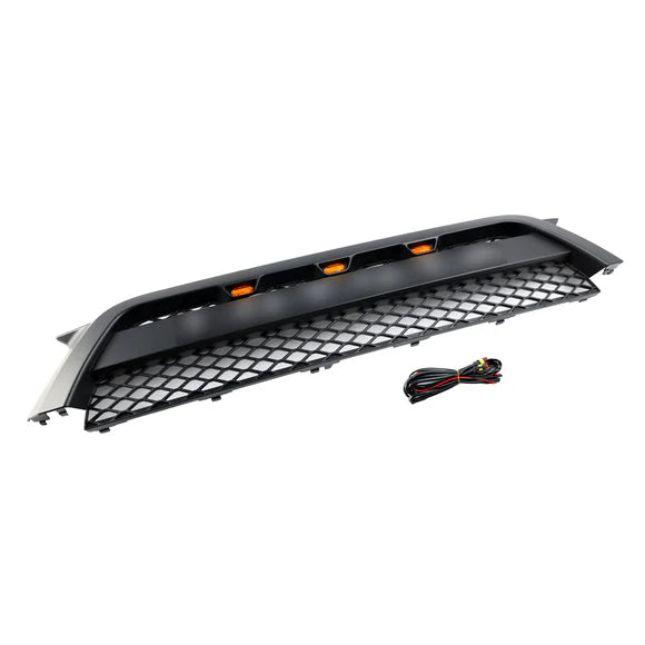 Aftermarket TRD Pro Style Matte Black Front Grille w/ LED for Toyota 4Runner 2010–2013