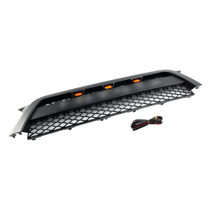 Aftermarket TRD Pro Style Matte Black Front Grille w/ LED for Toyota 4Runner 2010–2013