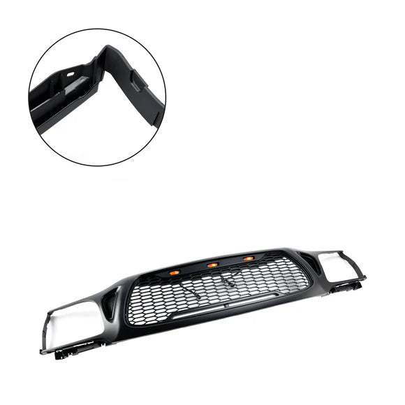 Aftermarket Honeycomb Black Front Bumper Grille for Toyota Tacoma 2001–2004