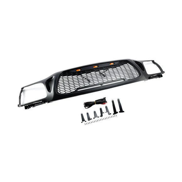Aftermarket Honeycomb Black Front Bumper Grille for Toyota Tacoma 2001–2004