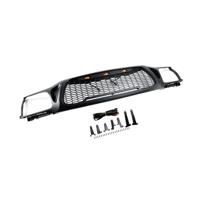 Aftermarket Honeycomb Black Front Bumper Grille for Toyota Tacoma 2001–2004