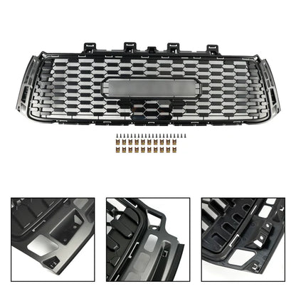 Aftermarket TRD Pro Style Honeycomb Black Front Grille w/ Letters for Toyota Tundra 2010–2013