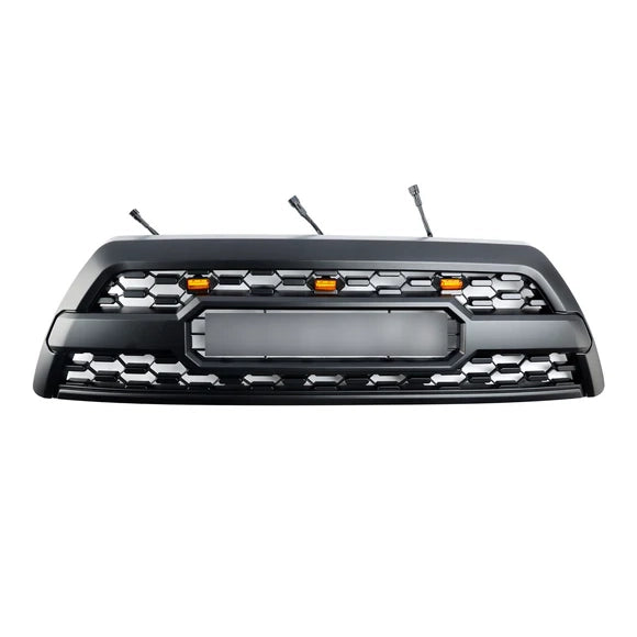 Aftermarket TRD Pro Style Black Front Grille w/ LED for Toyota 4Runner 2006–2009