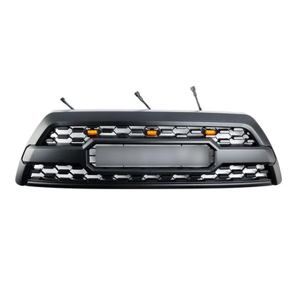 Aftermarket TRD Pro Style Black Front Grille w/ LED for Toyota 4Runner 2006–2009