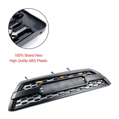 Aftermarket TRD Pro Style Black Front Grille w/ LED for Toyota 4Runner 2006–2009