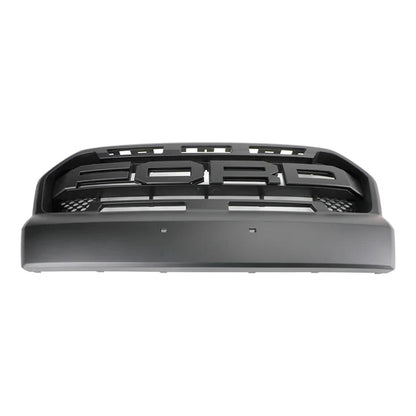 Aftermarket Raptor Style Matte Black Front Grille for Ford Ranger T7 Wildtrak 2015–2019