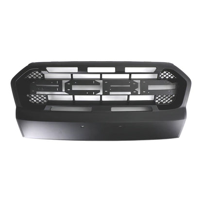 Aftermarket Raptor Style Matte Black Front Grille for Ford Ranger T7 Wildtrak 2015–2019
