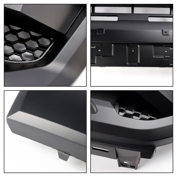 Aftermarket Raptor Style Matte Black Front Grille for Ford Ranger T8 Wildtrak 2019–2023