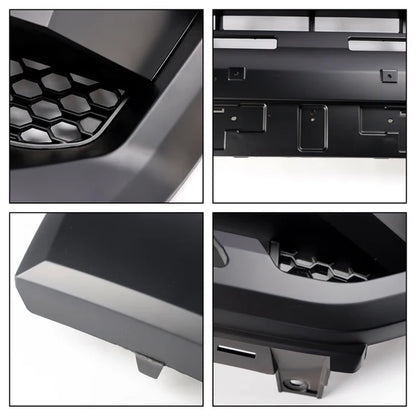 Aftermarket Raptor Style Matte Black Front Grille for Ford Ranger T8 Wildtrak 2019–2023