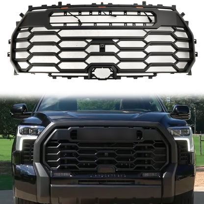 Toyota Tundra | TRD Pro Grille | 2022-2026 | Matte Black Front Bumper Grill W/ LED Light & TOYOTA Letter