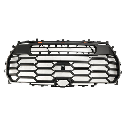 Toyota Tundra | TRD Pro Grille | 2022-2026 | Matte Black Front Bumper Grill W/ LED Light & TOYOTA Letter