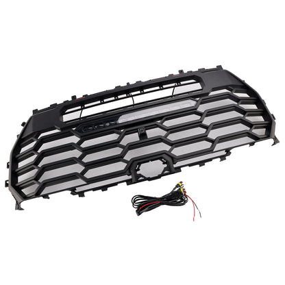 Toyota Tundra | TRD Pro Grille | 2022-2026 | Matte Black Front Bumper Grill W/ LED Light & TOYOTA Letter