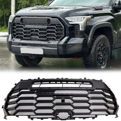 Toyota Tundra | TRD Pro Grille | 2022-2026 | Matte Black Front Bumper Grill W/ LED Light & TOYOTA Letter
