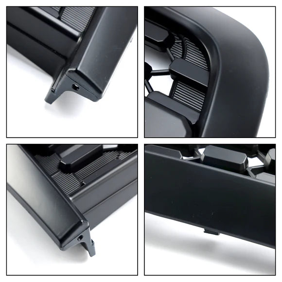 Aftermarket TRD Pro Style Matte Black Front Grille w/ LED for Toyota Tundra 2003–2006