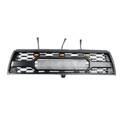 Aftermarket TRD Pro Style Matte Black Front Grille w/ LED for Toyota 4Runner 1996–2002