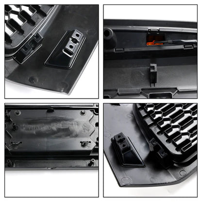 Aftermarket TRD Pro Style Matte Black Front Grille w/ LED & Letters for Toyota Tundra 2006–2009