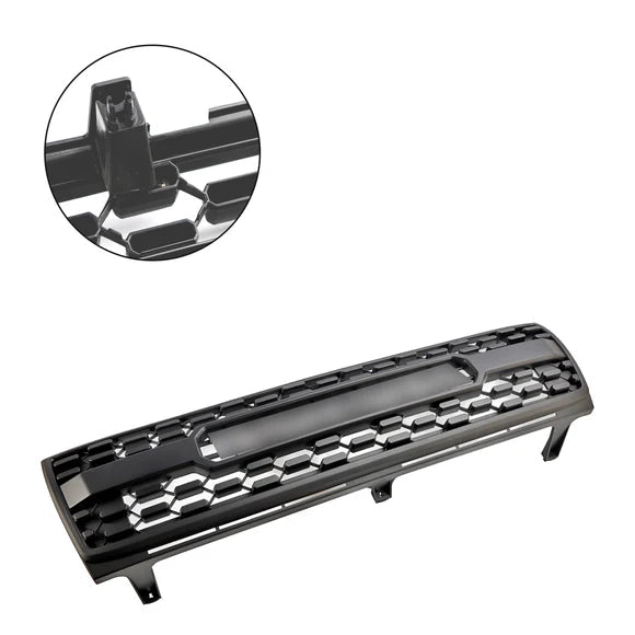 Toyota Tacoma 1997–2000 TRD Pro Style Honeycomb Black Front Grille with LED Lights