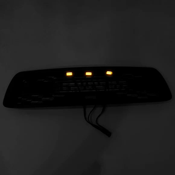 Toyota Tundra 2000–2002 TRD Pro Style Matte Black Front Grille with LED Lights