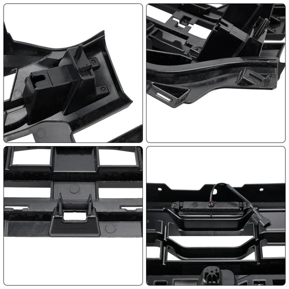 Aftermarket Raptor Style Black Front Grille w/ LED for Ford F-150 2024–2025