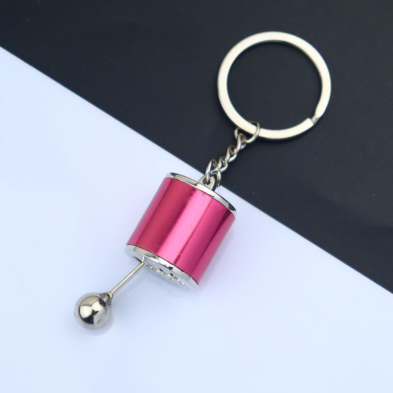 Metal Gear Shift Keychain – 6-Speed Manual Transmission Fidget Toy