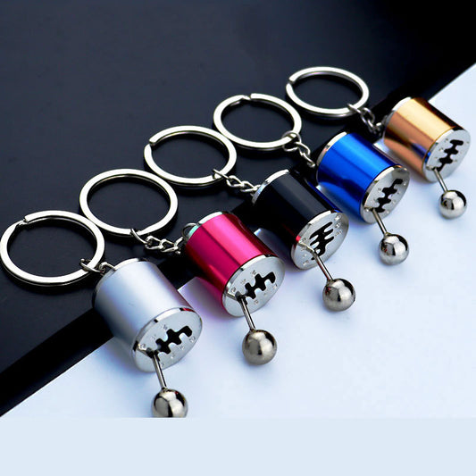 Metal Gear Shift Keychain – 6-Speed Manual Transmission Fidget Toy