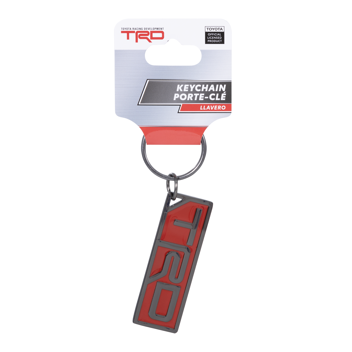 Toyota TRD Nickel Red Enamel Key Chain