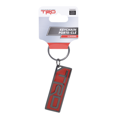 Toyota TRD Nickel Red Enamel Key Chain