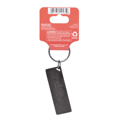 Toyota TRD Nickel Red and Black Enamel Key Chain