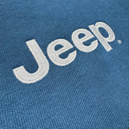 Mens Jeep® Text Zip French Terry Hooded Sweatshirt