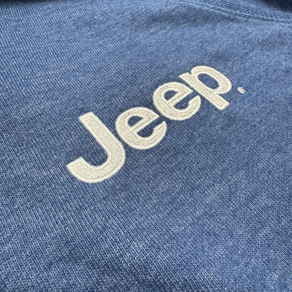 Mens Jeep® Text Zip French Terry Hooded Sweatshirt