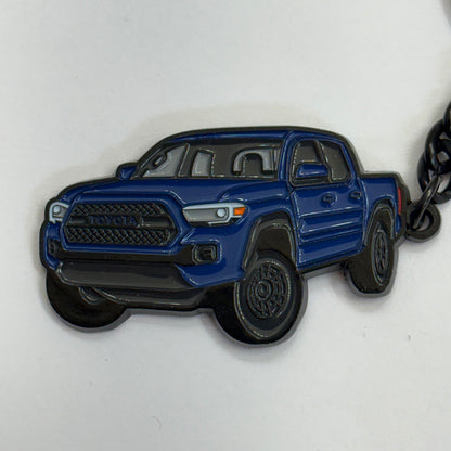 Tacoma Keychain 2016 2023 3rd Gen Metal Enamel Key Chain Truck Accessory