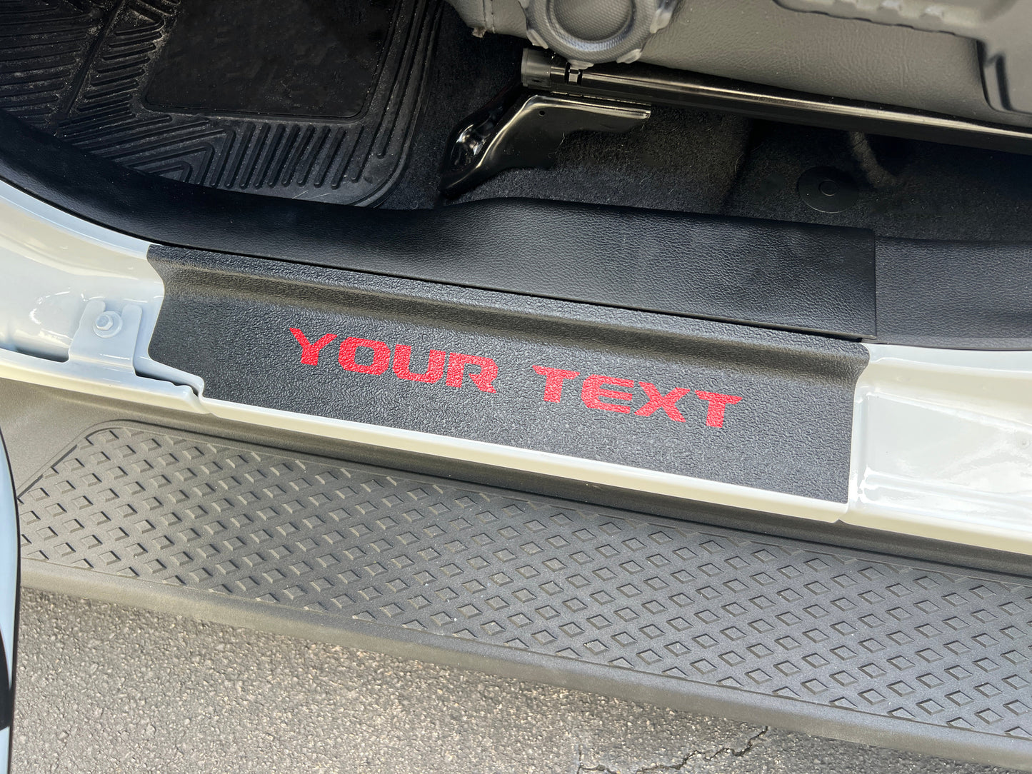 Textured Door Sill Overlays – Fits 2019–2025 Jeep Wrangler