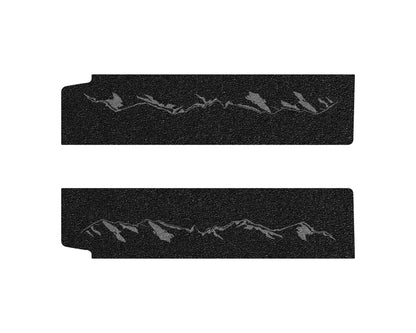 Textured Door Sill Overlays – Fits 2019–2025 Jeep Wrangler